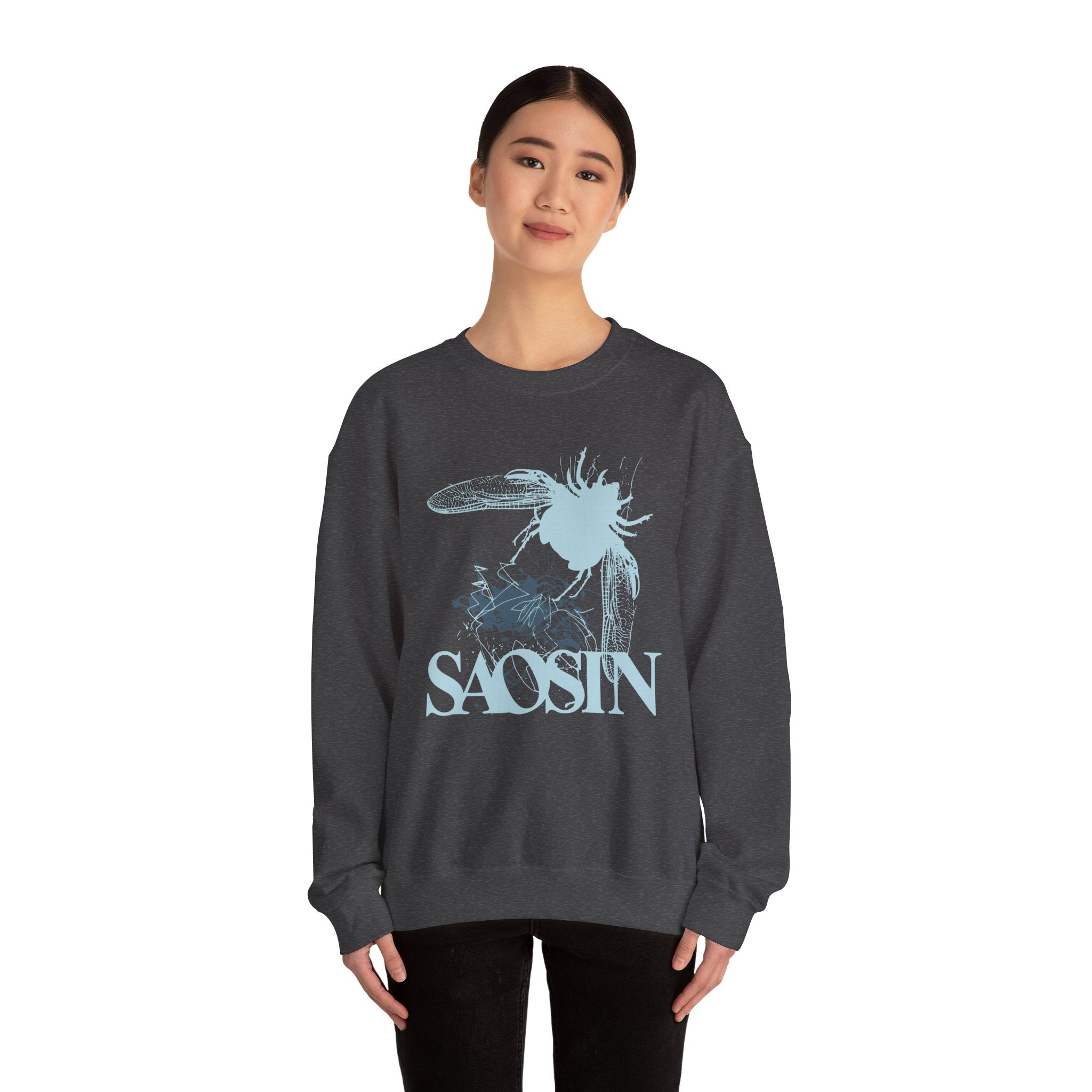 Throwback Beetle Unisex Heavy Blend Crewneck Sweatshirt