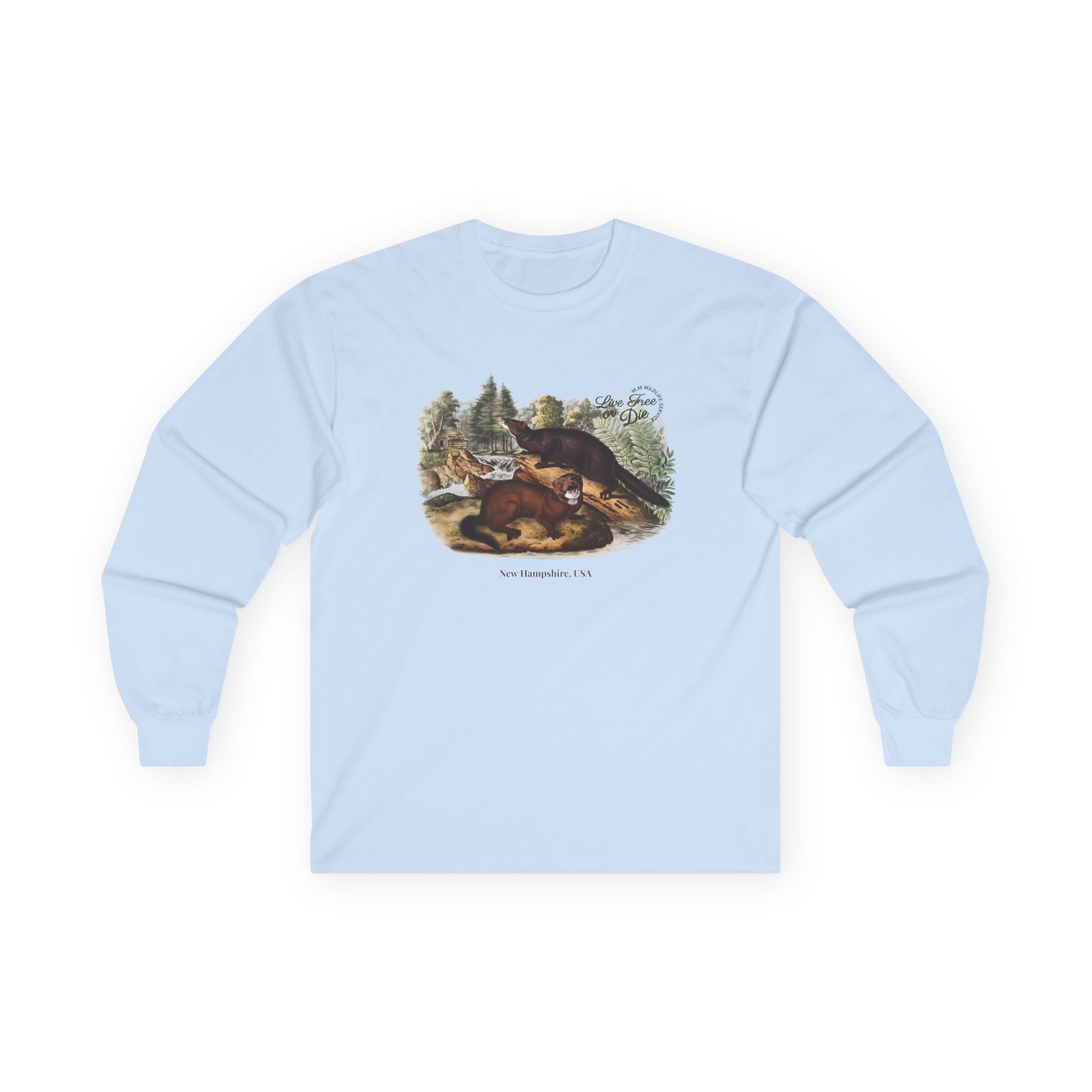 Ludwig Live Free or Die in Mogul Hampshire Unisex Ultra Cotton Long Sleeve Tee