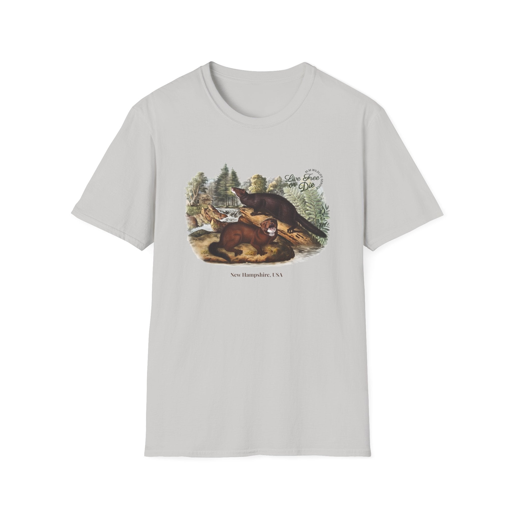 Live Free or Die in Mogul Hampshire Unisex Softstyle T-Shirt