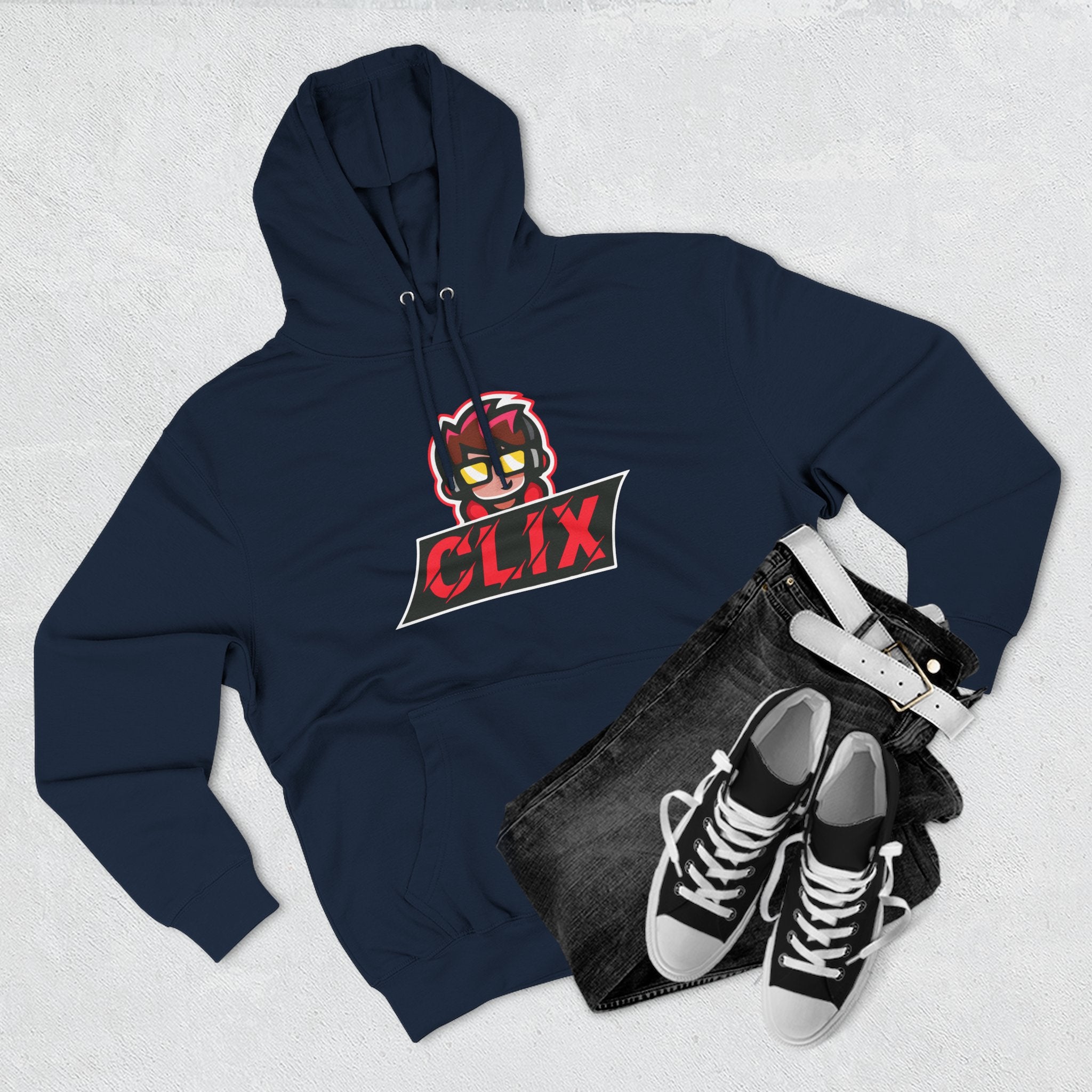 Misfits Clix Three-Panel Fleece Hoodie
