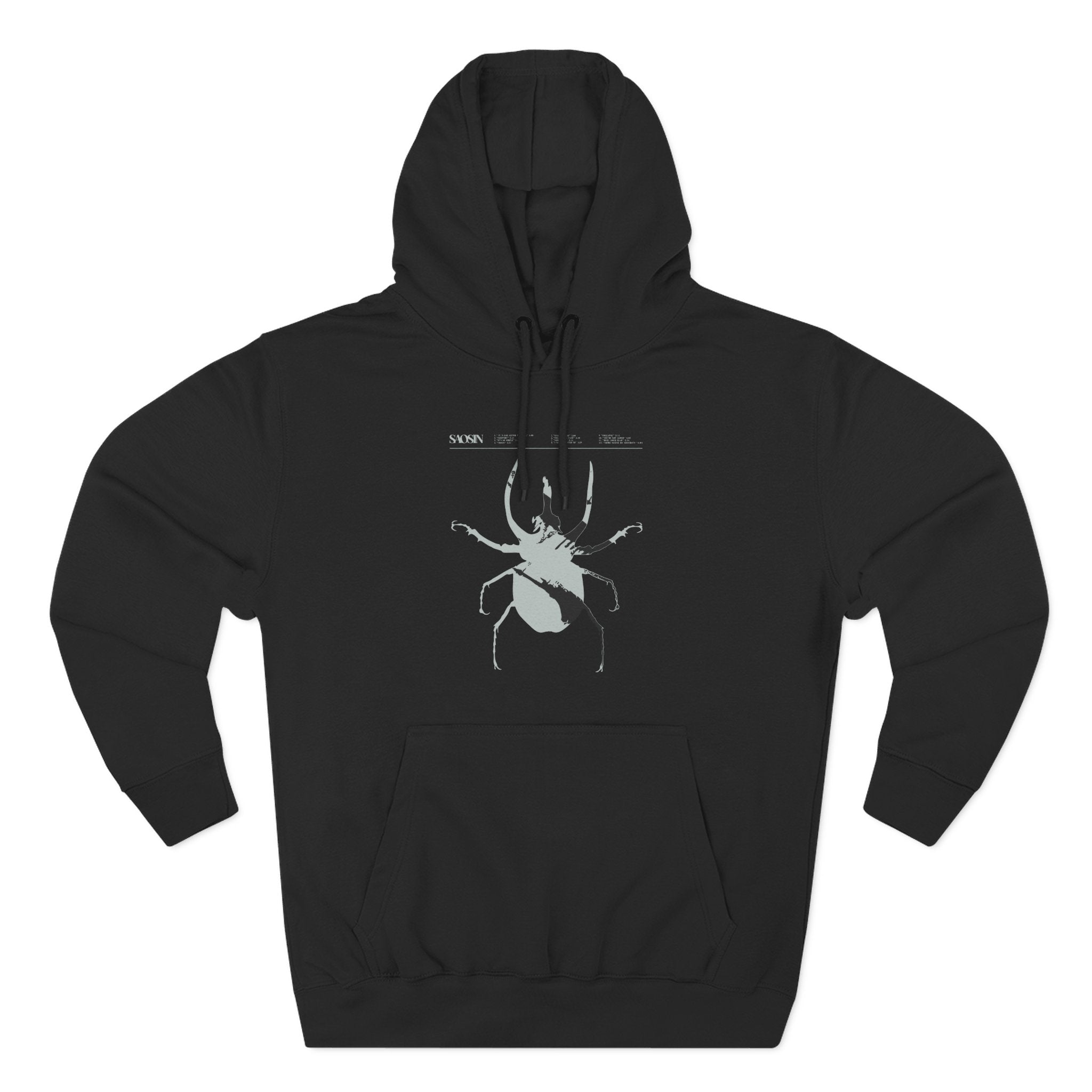 Tracklist Three-panel Fleece Hoodie