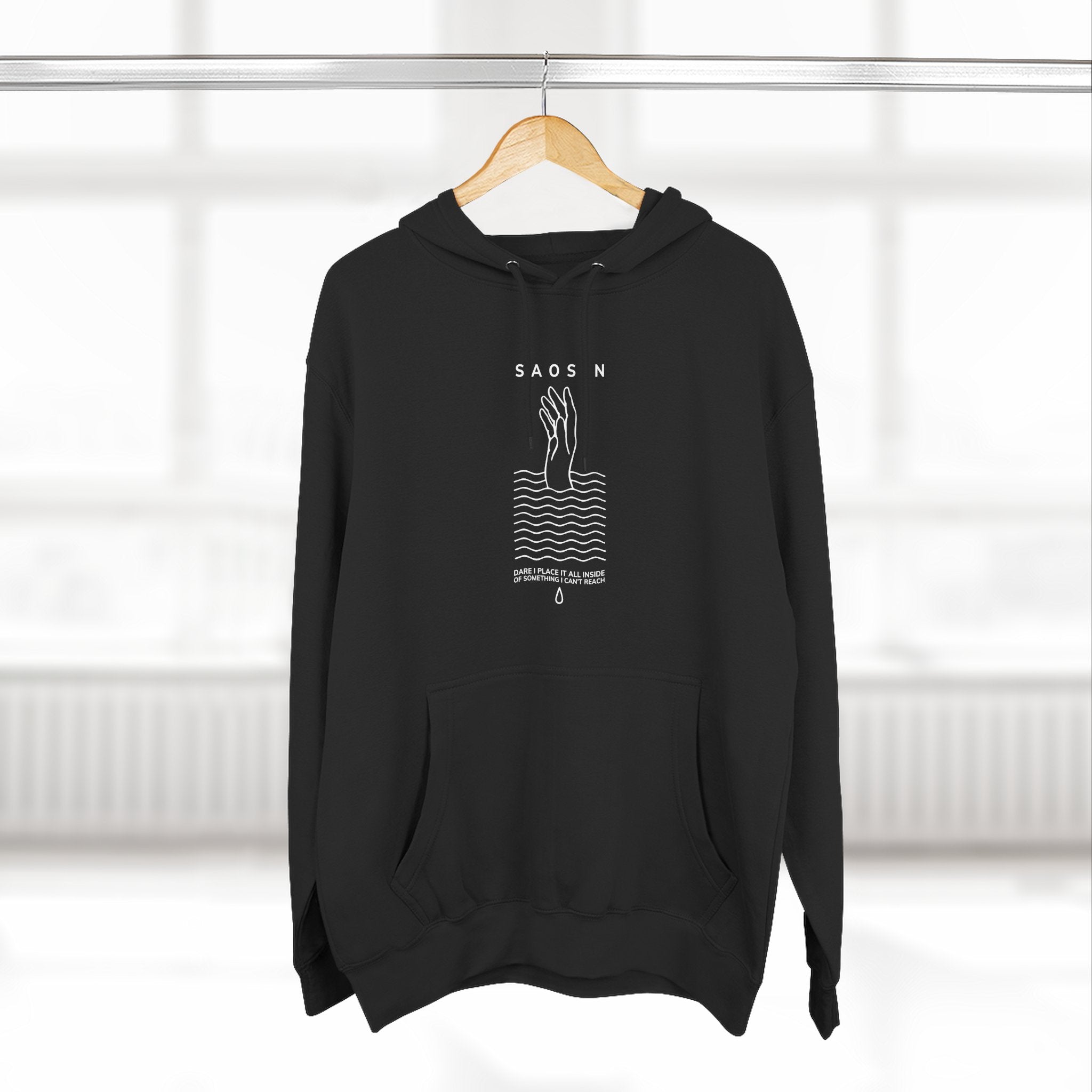Saosin Illusion & Control Lyric Three-panel Fleece Hoodie