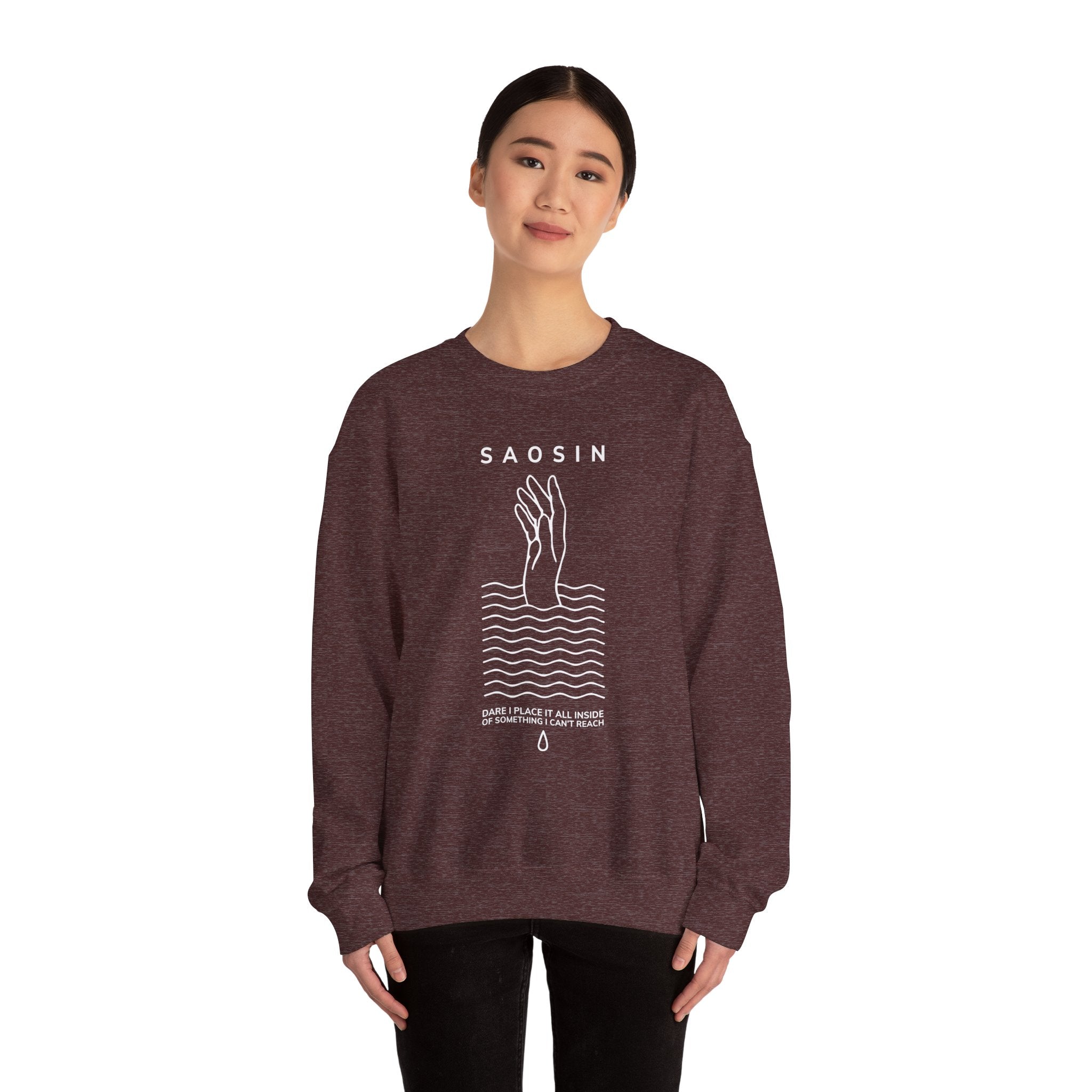 Saosin Illusion & Control Lyric Unisex Heavy Blend Crewneck Sweatshirt