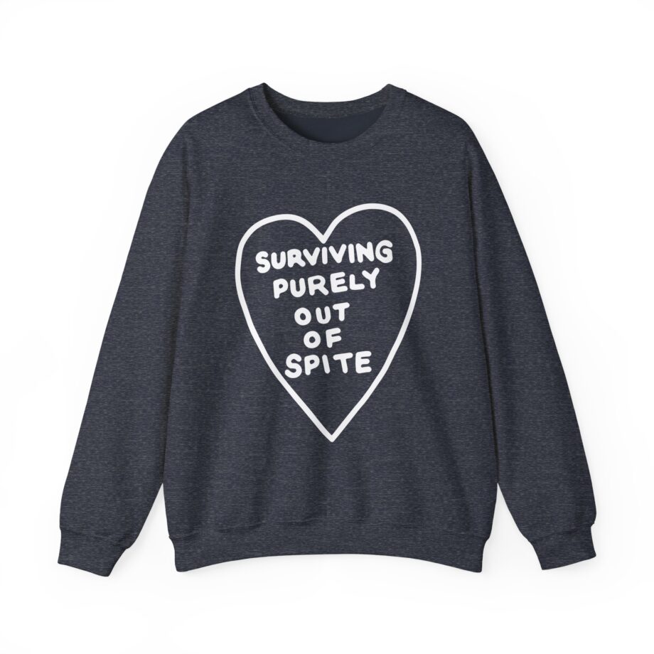 Elyse Myers Surviving Purely Out of Spite Unisex Heavy Blend™ Crewneck Sweatshirt
