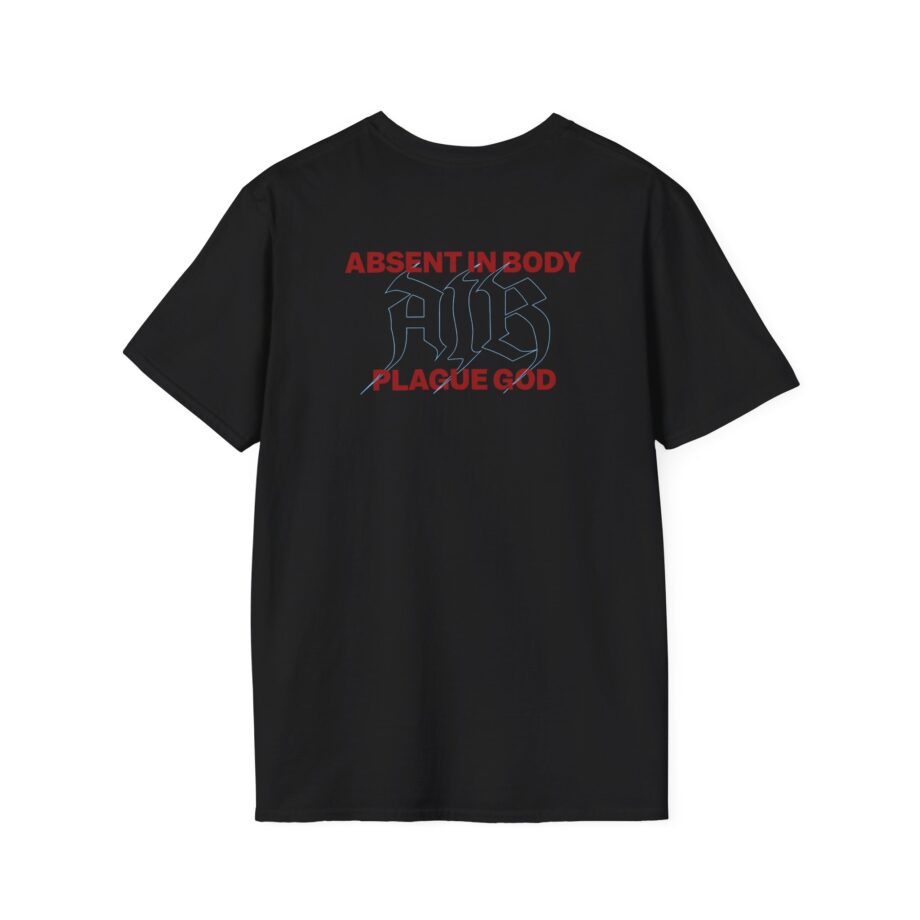 Absent in Body Plague God Unisex Softstyle T-Shirt