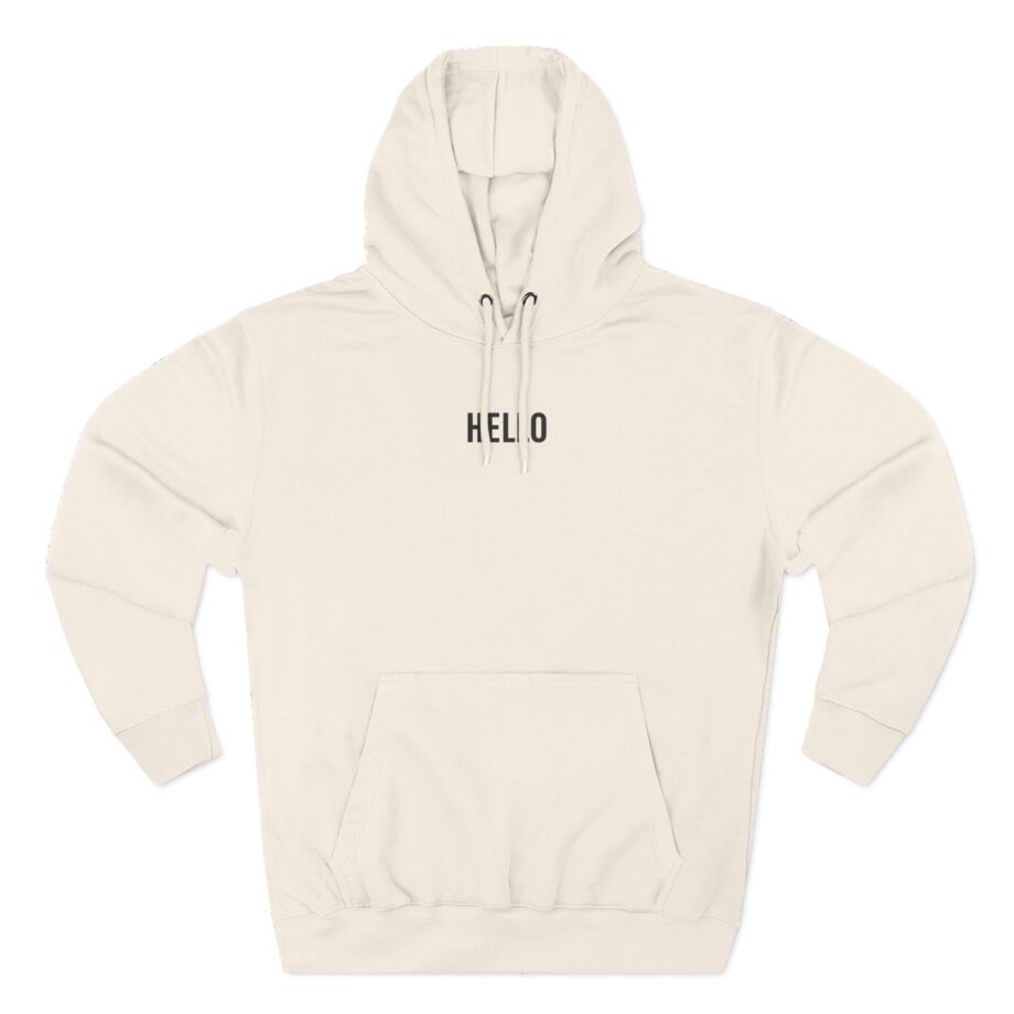 Adele Hallo Three-Panel Fleece Hoodie