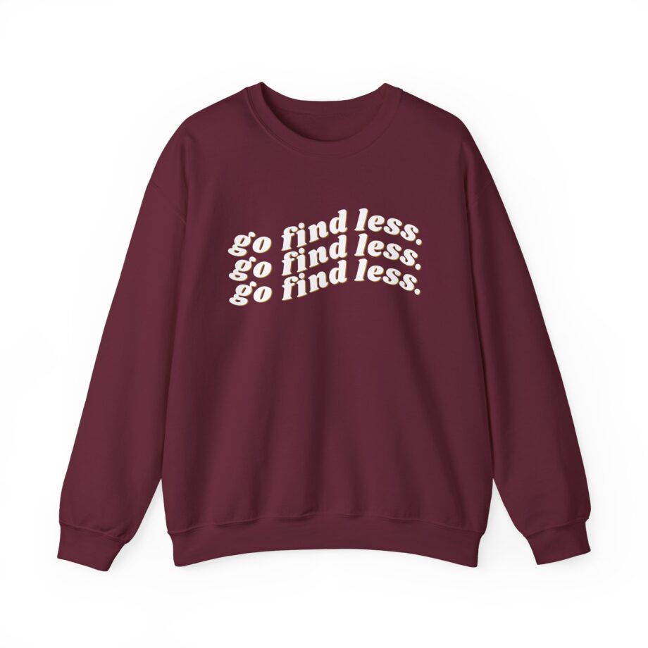 Elyse Myers Go Find Less Unisex Heavy Blend™ Crewneck Sweatshirt