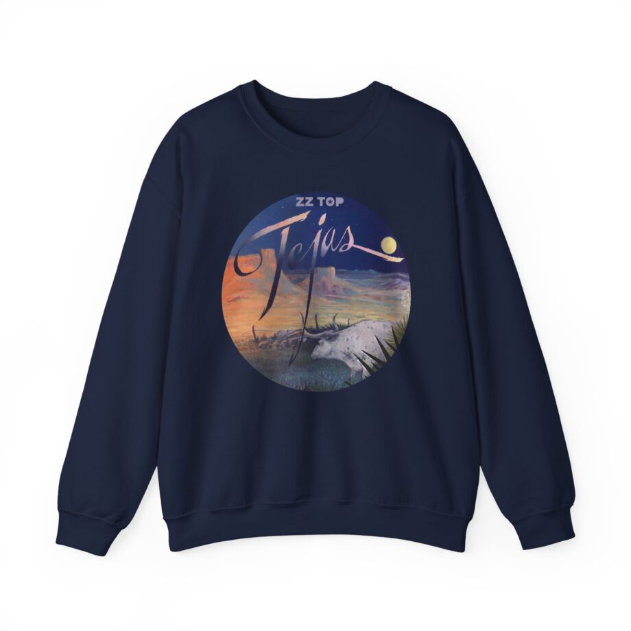 Zz Top 1976 Tejas Beige Unisex Heavy Blend™ Crewneck Sweatshirt