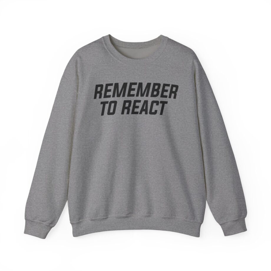 Jenny Holzer Remember to React Unisex Heavy Blend™ Crewneck Sweatshirt