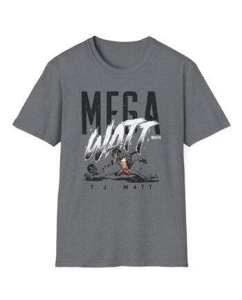 Tj Watt Mega Watt Unisex Softstyle T-Shirt
