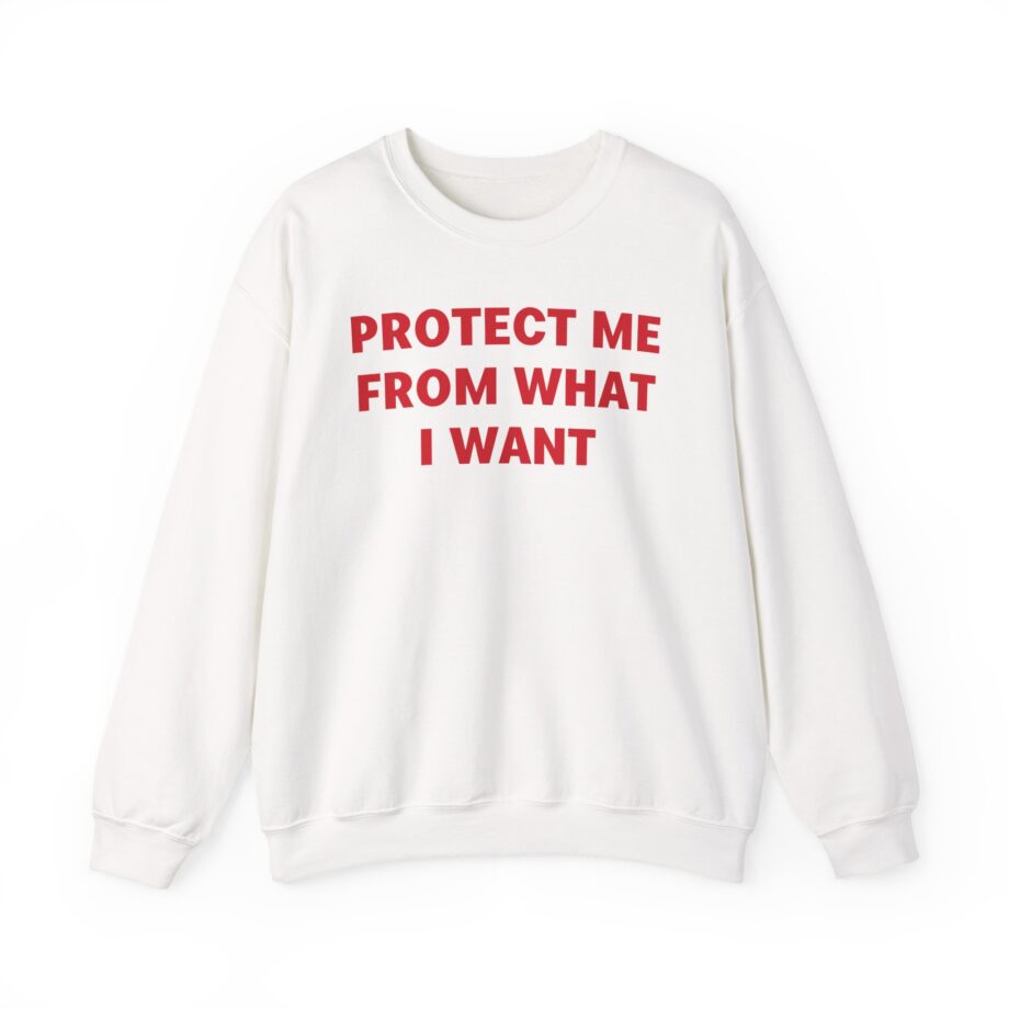 Jenny Holzer Protect Me From What I Want Unisex Heavy Blend™ Crewneck Sweatshirt