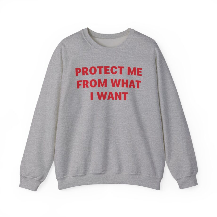 Jenny Holzer Protect Me From What I Want Unisex Heavy Blend™ Crewneck Sweatshirt