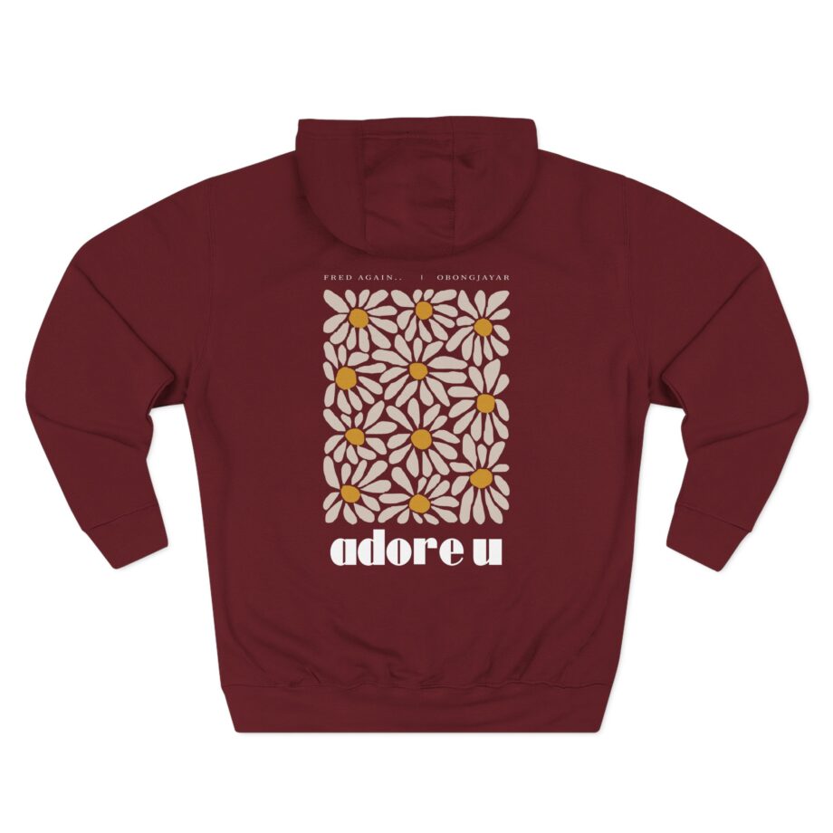 Adore U x Fred Again Three-Panel Fleece Hoodie