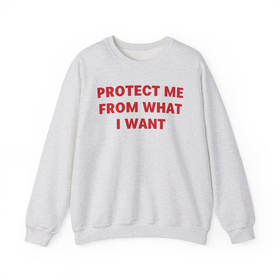 Jenny Holzer Protect Me From What I Want Unisex Heavy Blend™ Crewneck Sweatshirt