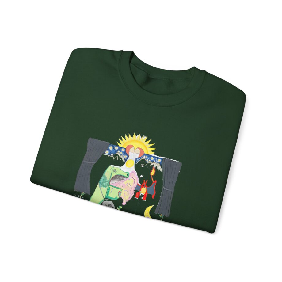 Aadrianne Lenker the Goat Boat Unisex Heavy Blend Crewneck Sweatshirt