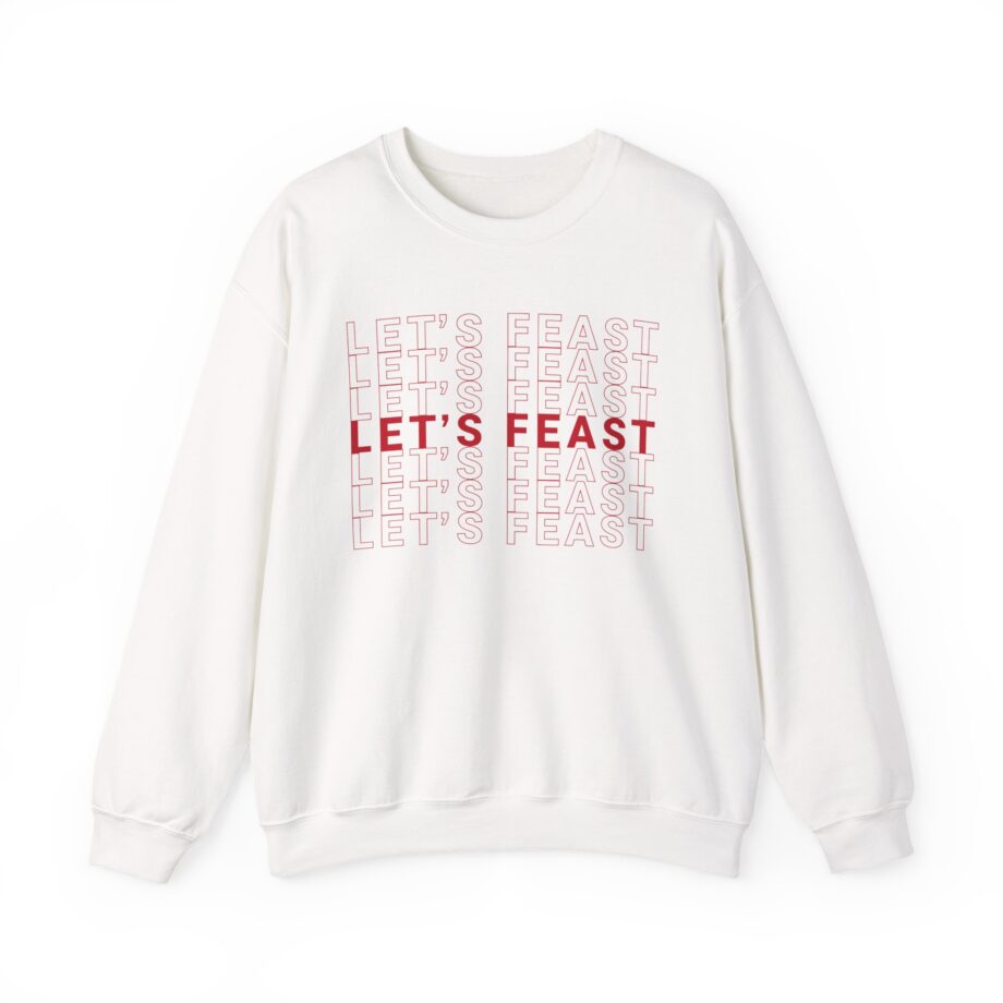 Elyse Myers Let’s Feast Unisex Heavy Blend™ Crewneck Sweatshirt