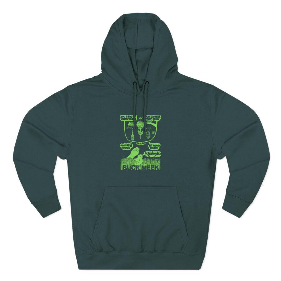 Adrianne Lenker Buck Meek Secret Side Three-panel Fleece Hoodie