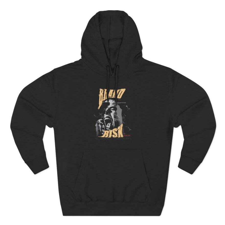 Adin Ross  Brand Risk Three-Panel Fleece Hoodie