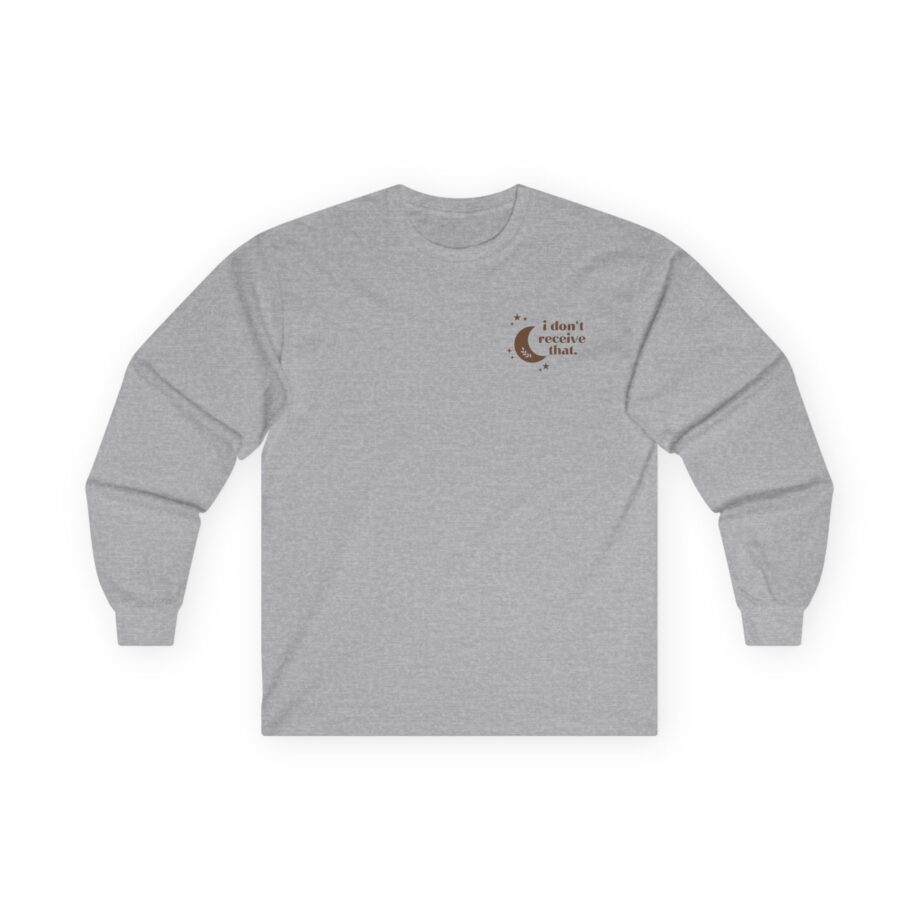 Elyse Myers I Don't Receive That Unisex Ultra Cotton Long Sleeve Tee