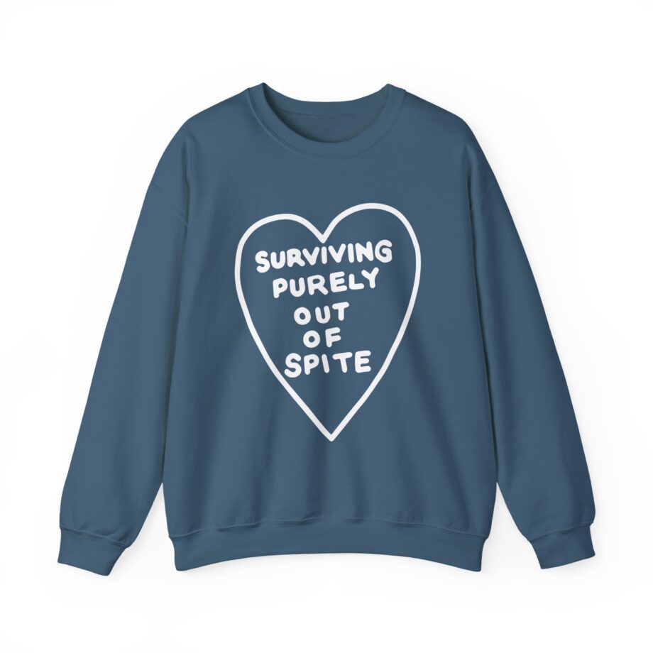 Elyse Myers Surviving Purely Out of Spite Unisex Heavy Blend™ Crewneck Sweatshirt
