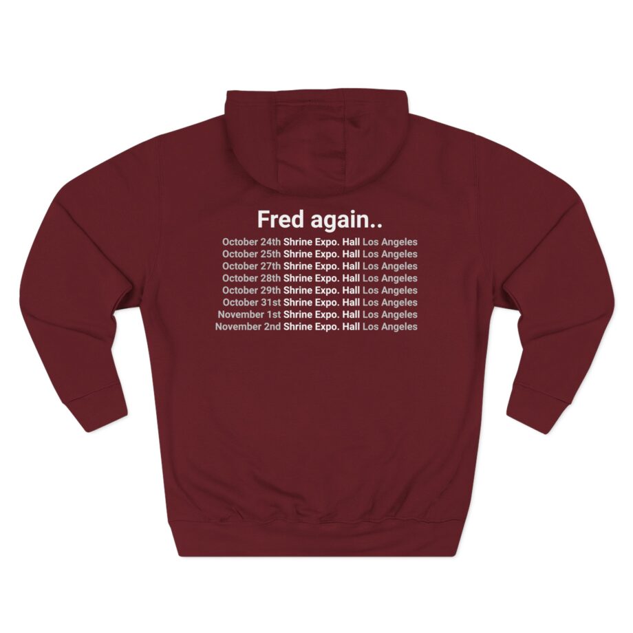Fred Again Shrine Again Three-Panel Fleece Hoodie