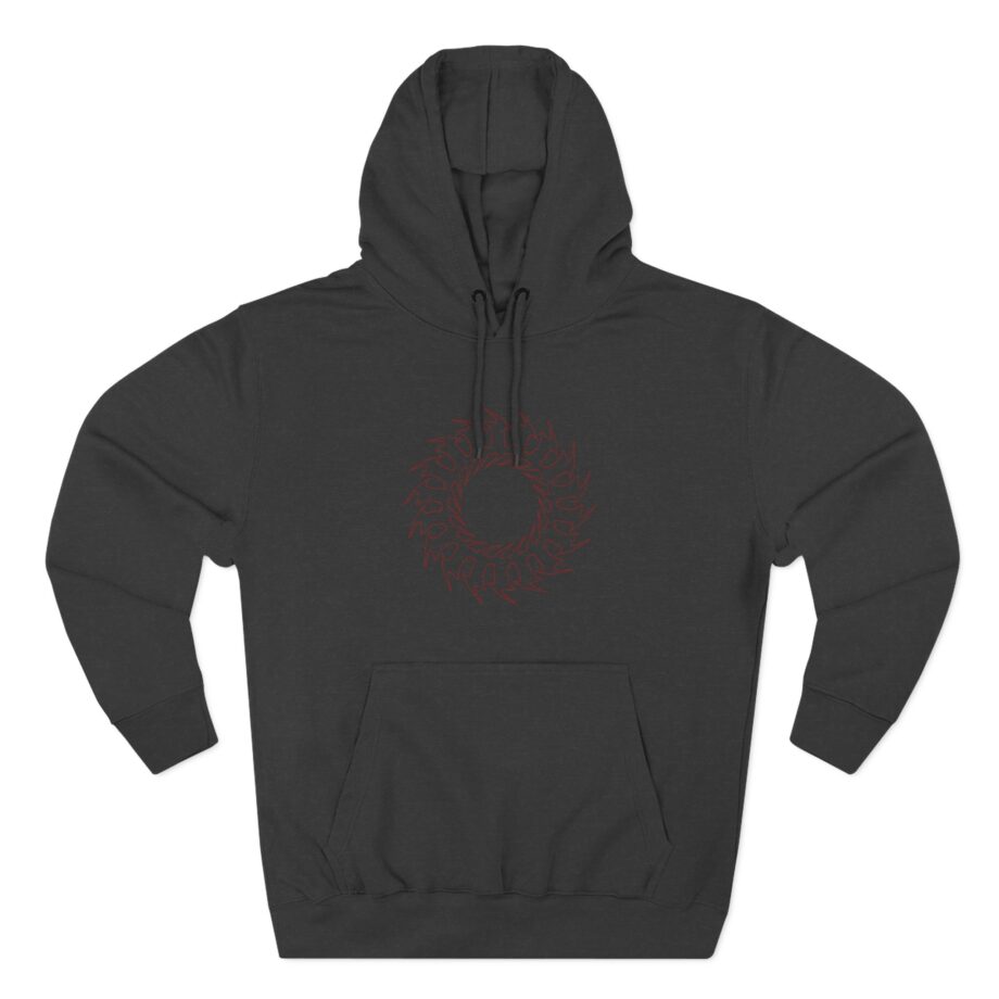 Absent in Body Plague God Three-Panel Fleece Hoodie