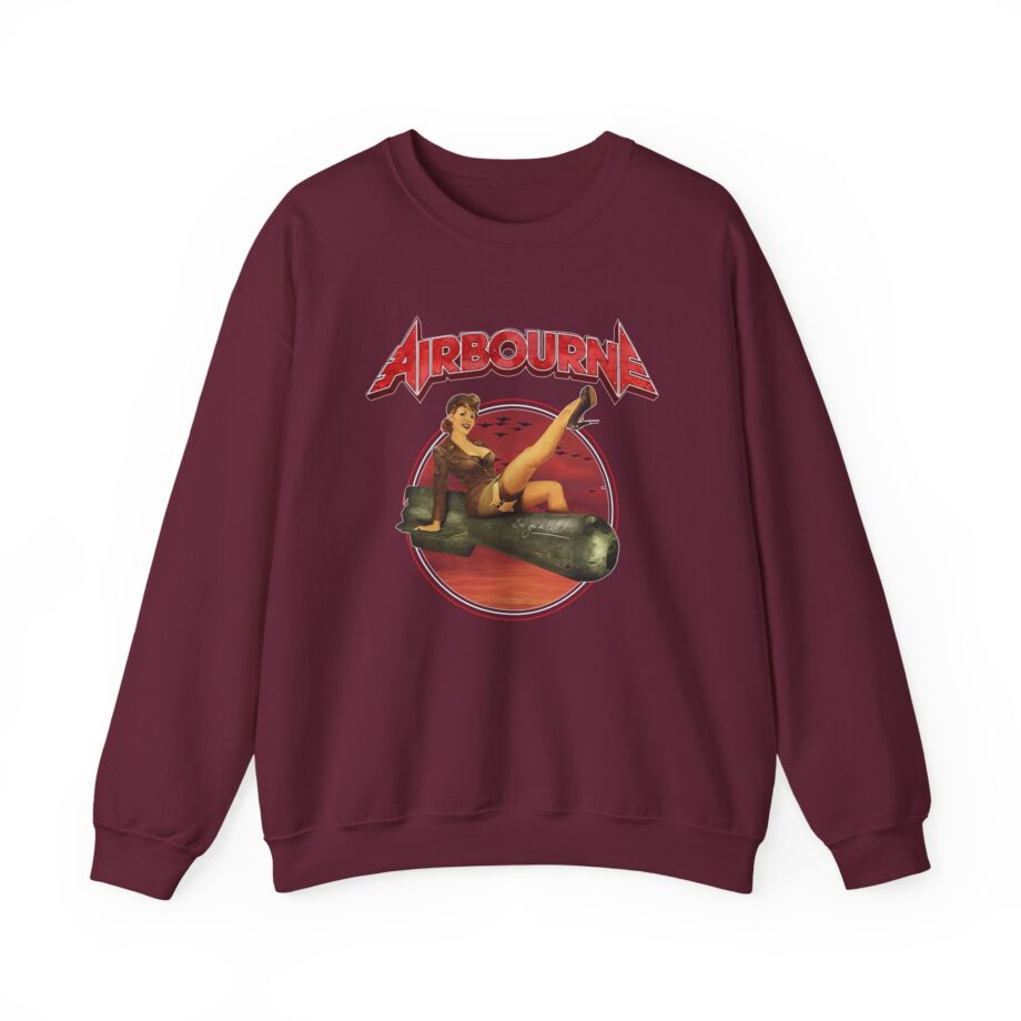 Airbourne Bomb Girl Unisex Heavy Blend™ Crewneck Sweatshirt