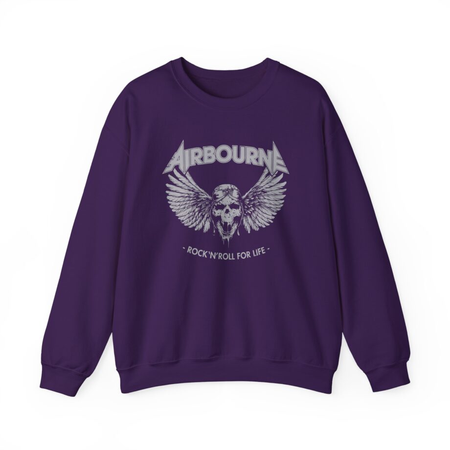 Airbourne - Rock N Roll for Life Unisex Heavy Blend™ Crewneck Sweatshirt