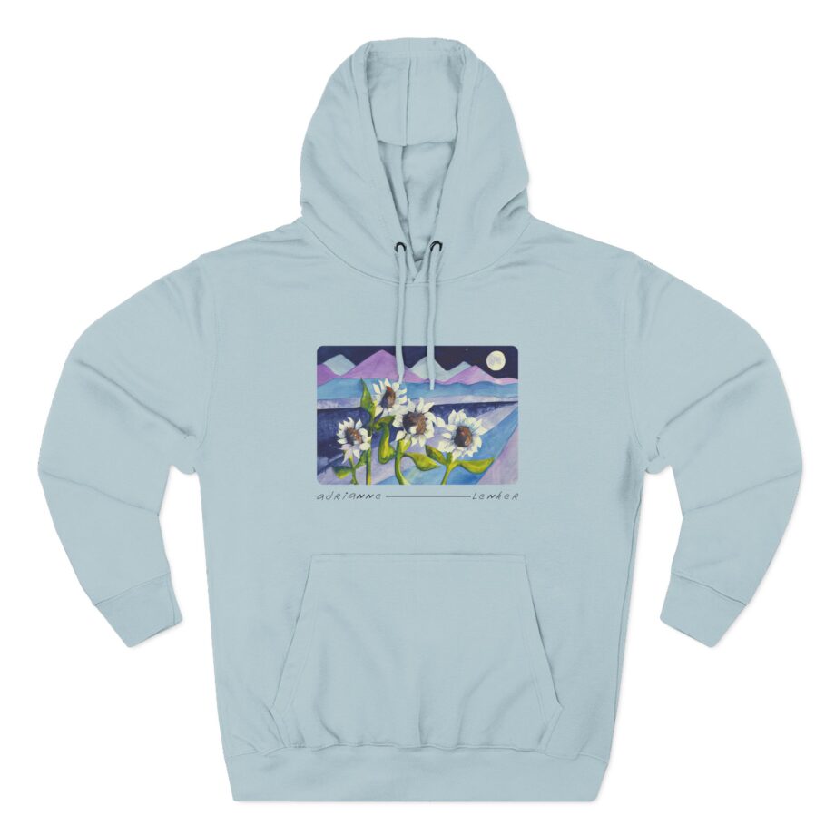 Adrianne Lenker Mema Moonflowers Three-panel Fleece Hoodie