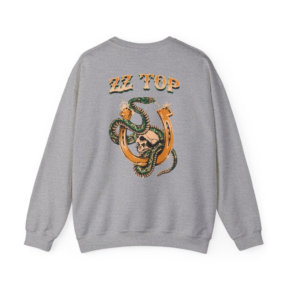 Zz Top Snake Skull Unisex Heavy Blend™ Crewneck Sweatshirt