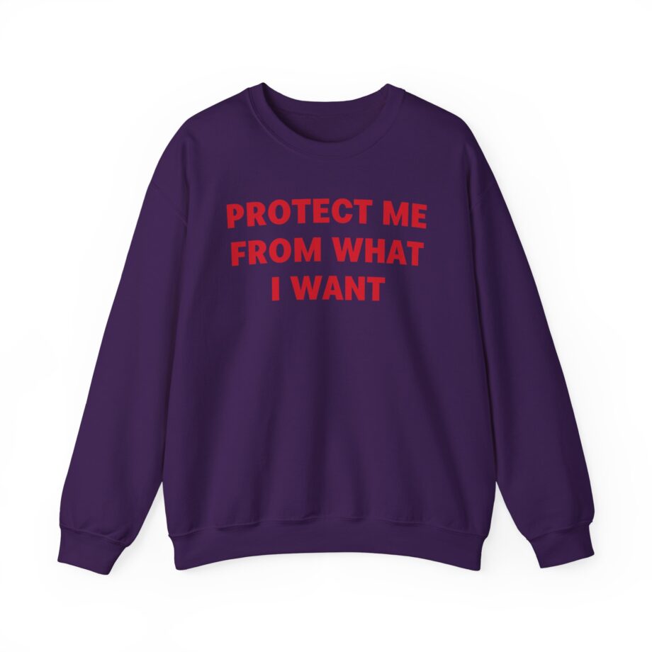 Jenny Holzer Protect Me From What I Want Unisex Heavy Blend™ Crewneck Sweatshirt