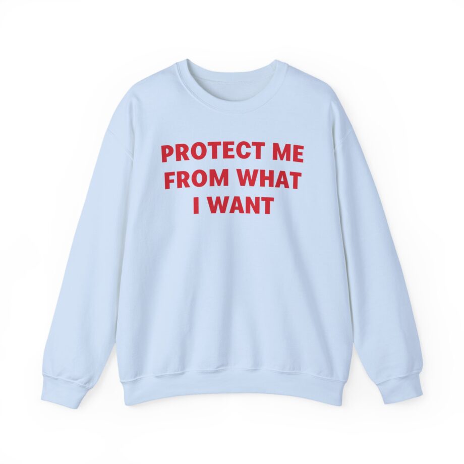 Jenny Holzer Protect Me From What I Want Unisex Heavy Blend™ Crewneck Sweatshirt