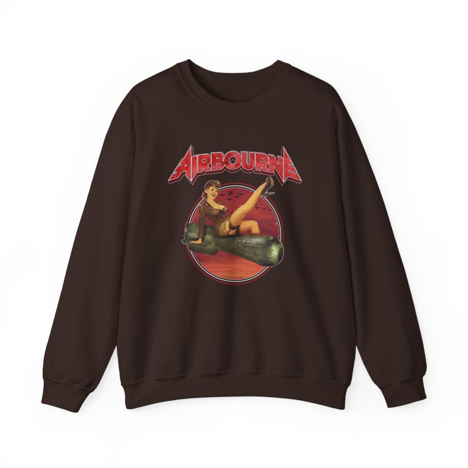 Airbourne Bomb Girl Unisex Heavy Blend™ Crewneck Sweatshirt