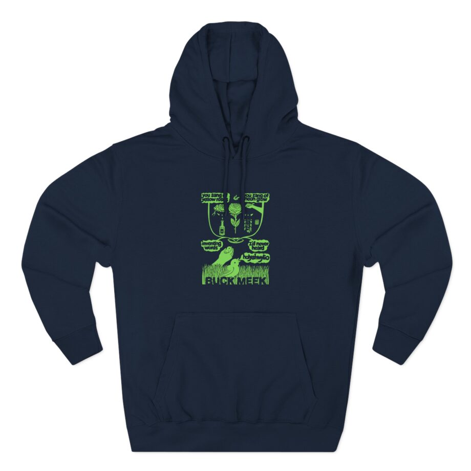 Adrianne Lenker Buck Meek Secret Side Three-panel Fleece Hoodie
