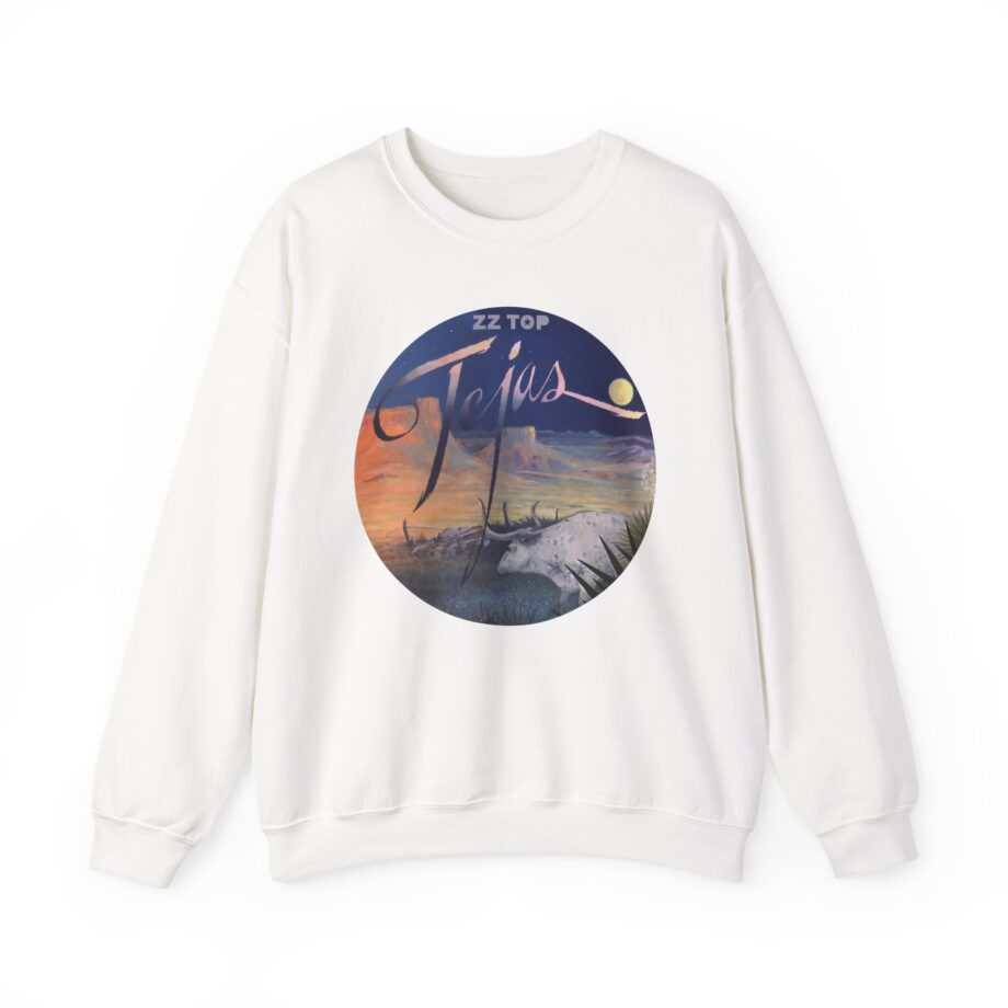Zz Top 1976 Tejas Beige Unisex Heavy Blend™ Crewneck Sweatshirt