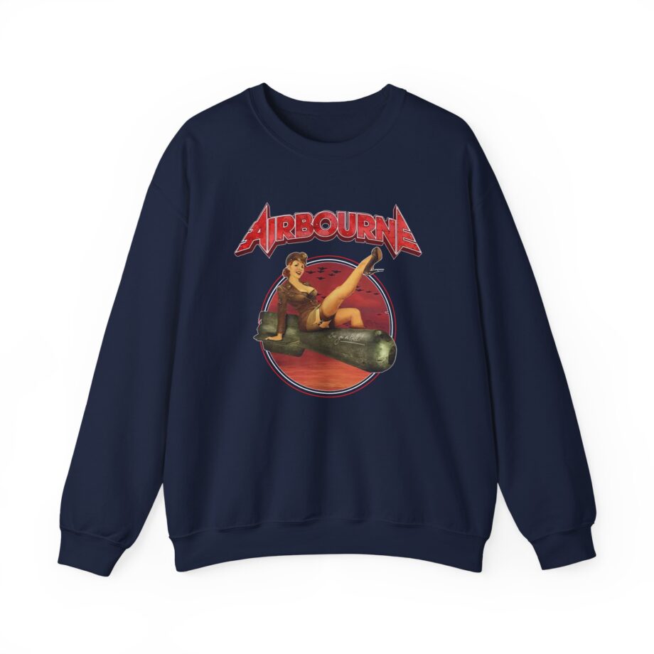 Airbourne Bomb Girl Unisex Heavy Blend™ Crewneck Sweatshirt