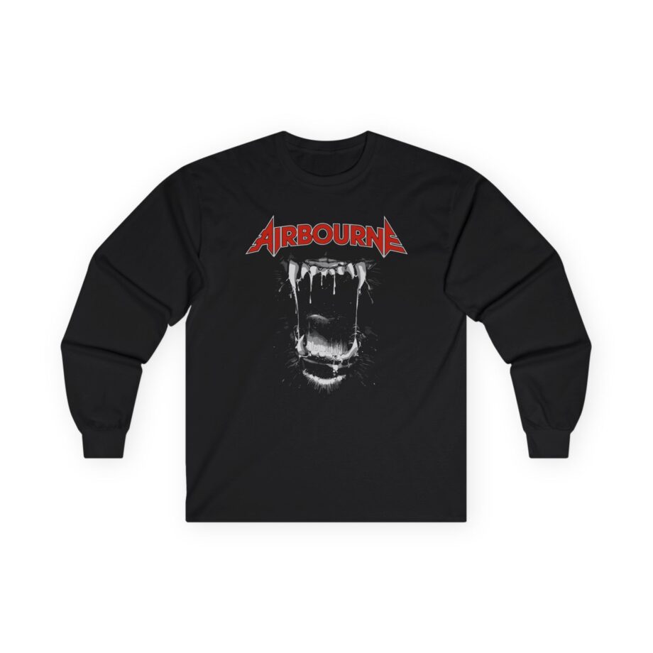Airbourne Black Dog Barking Tracks Unisex Ultra Cotton Long Sleeve Tee