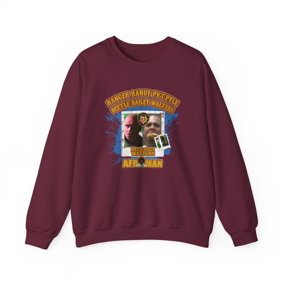 Afroman Ranger Randy Prvate Pyle Beetle Bailey Walters Unisex Heavy Blend™ Crewneck Sweatshirt