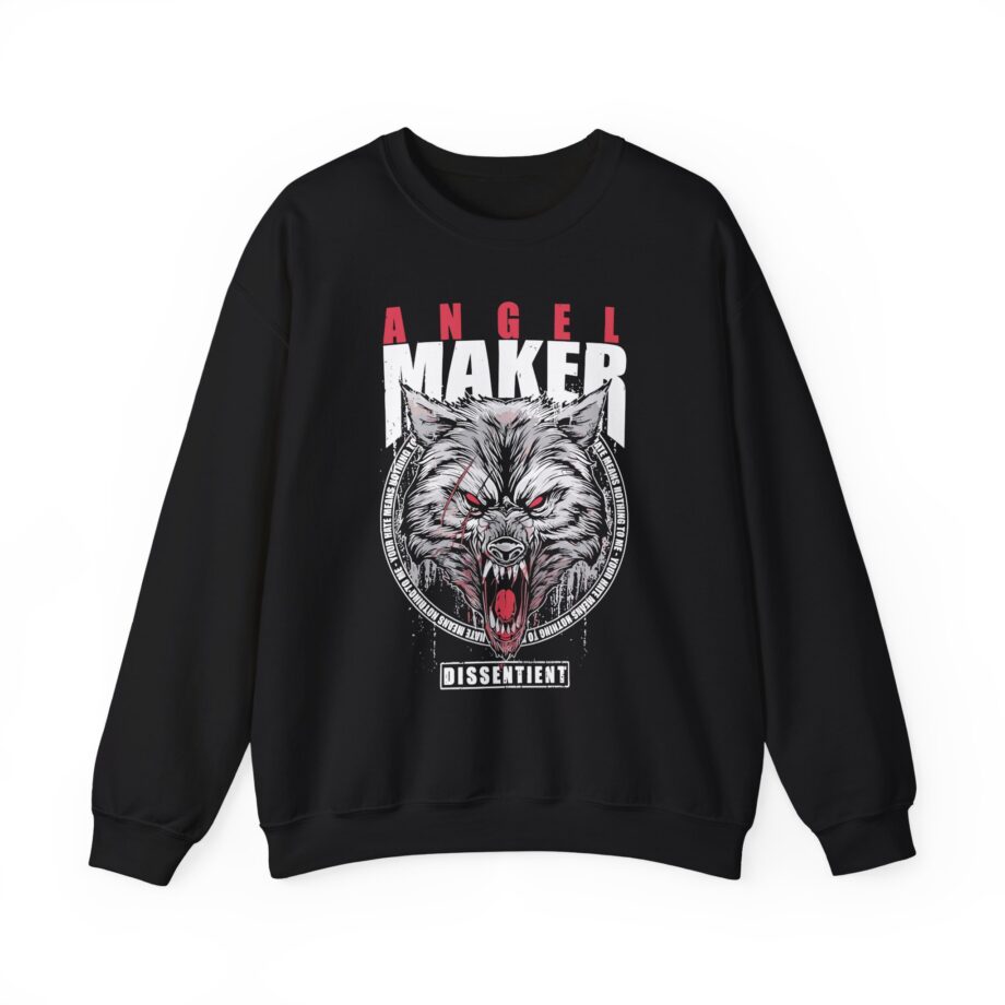 Angelmaker Battle Wolf Unisex Heavy Blend™ Crewneck Sweatshirt