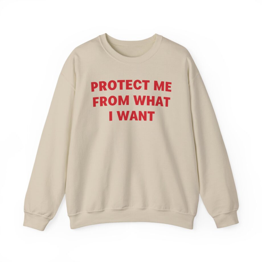 Jenny Holzer Protect Me From What I Want Unisex Heavy Blend™ Crewneck Sweatshirt