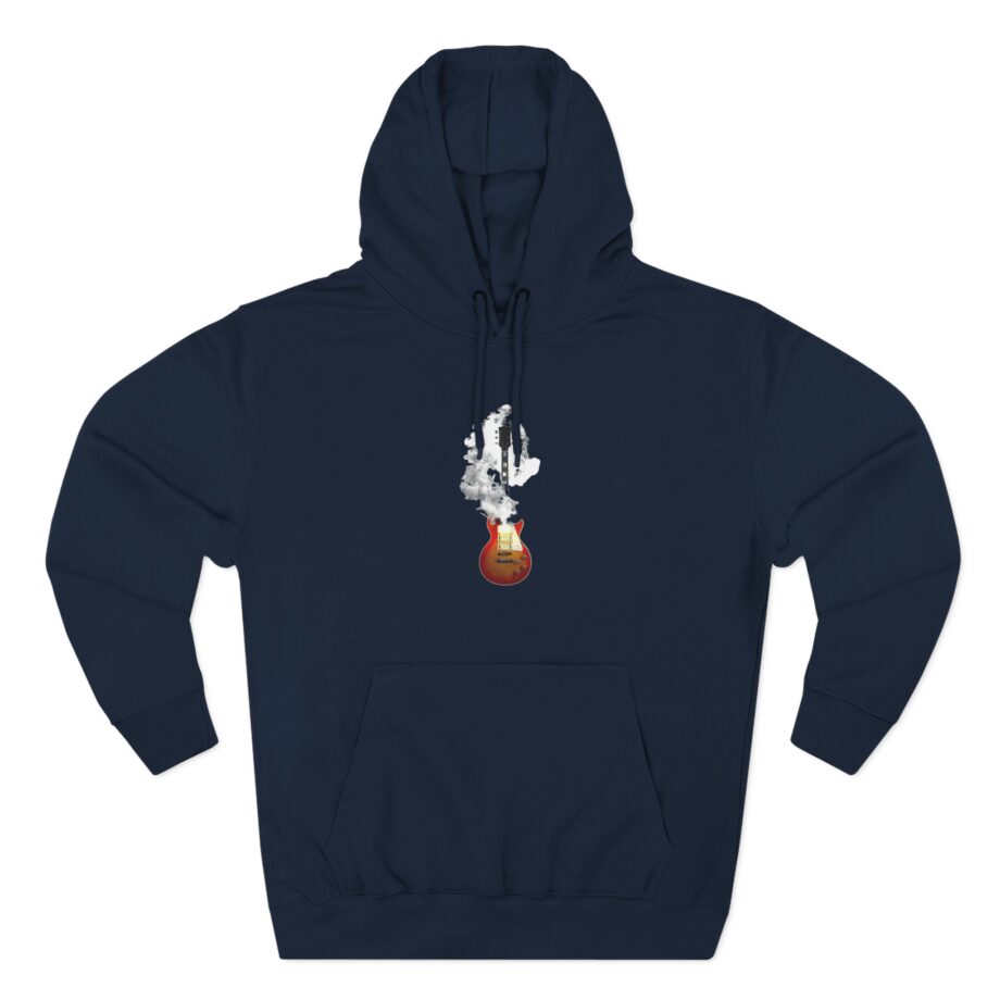 Ace Frehley Smoking Guitar Three-panel Fleece Hoodie