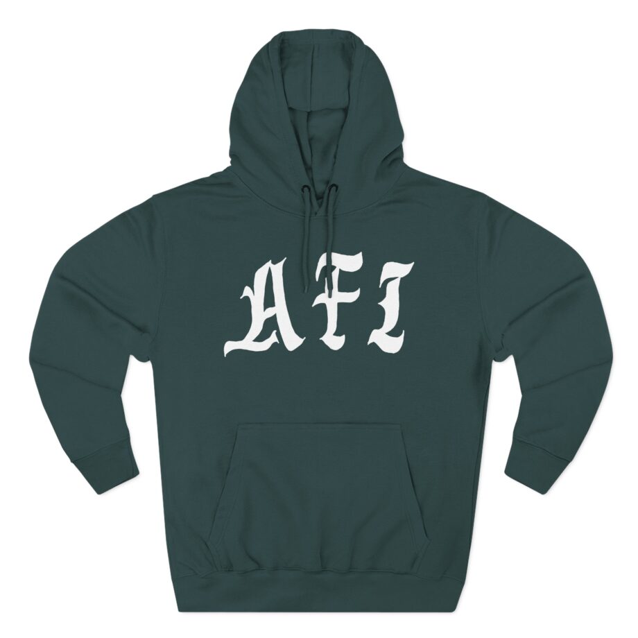 Afi Logo Three-Panel Fleece Hoodie