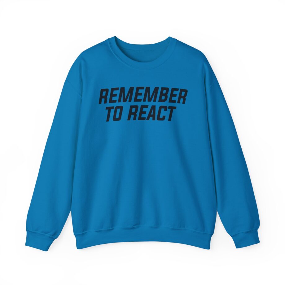 Jenny Holzer Remember to React Unisex Heavy Blend™ Crewneck Sweatshirt