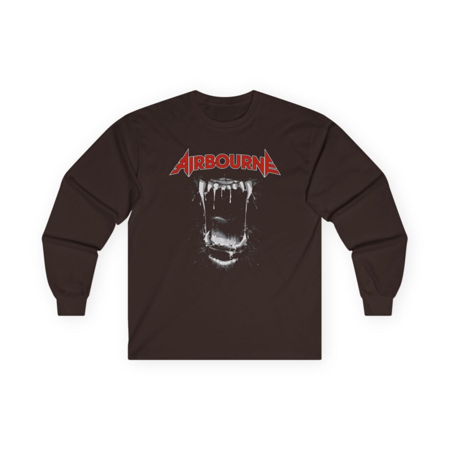 Airbourne Black Dog Barking Tracks Unisex Ultra Cotton Long Sleeve Tee