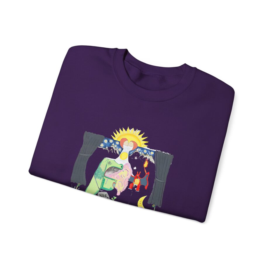 Aadrianne Lenker the Goat Boat Unisex Heavy Blend Crewneck Sweatshirt