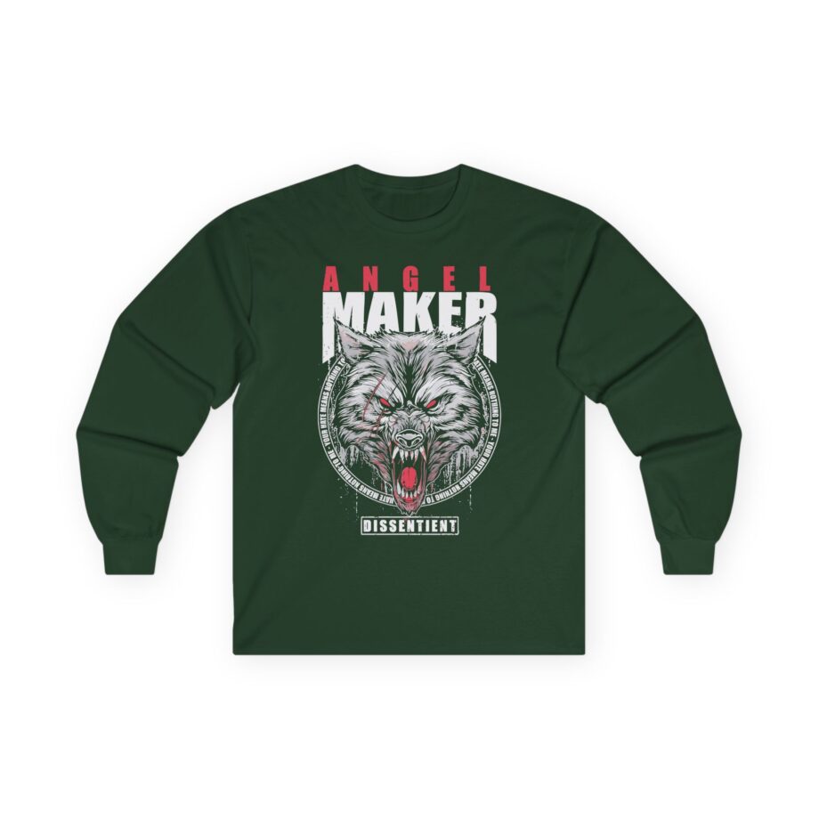 Angelmaker Battle Wolf Unisex Ultra Cotton Long Sleeve Tee