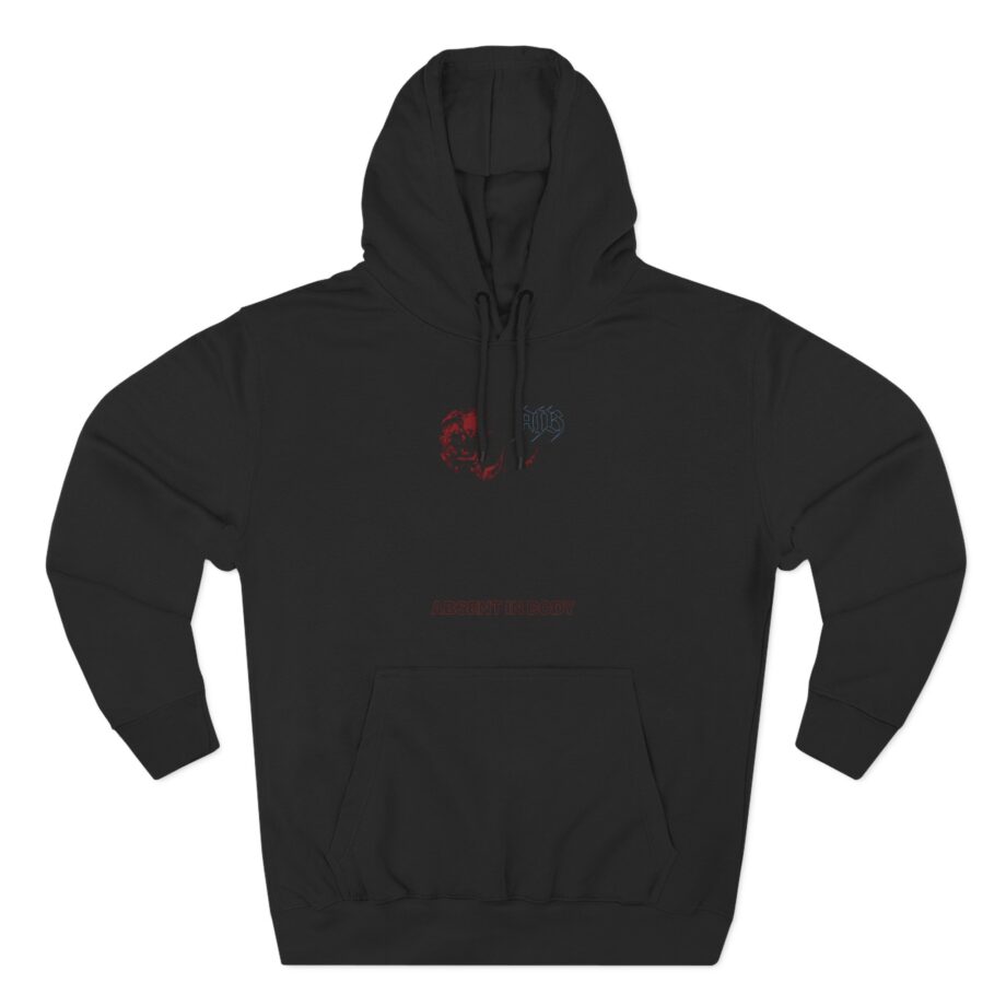 Absent in Body Plague God Three-Panel Fleece Hoodie
