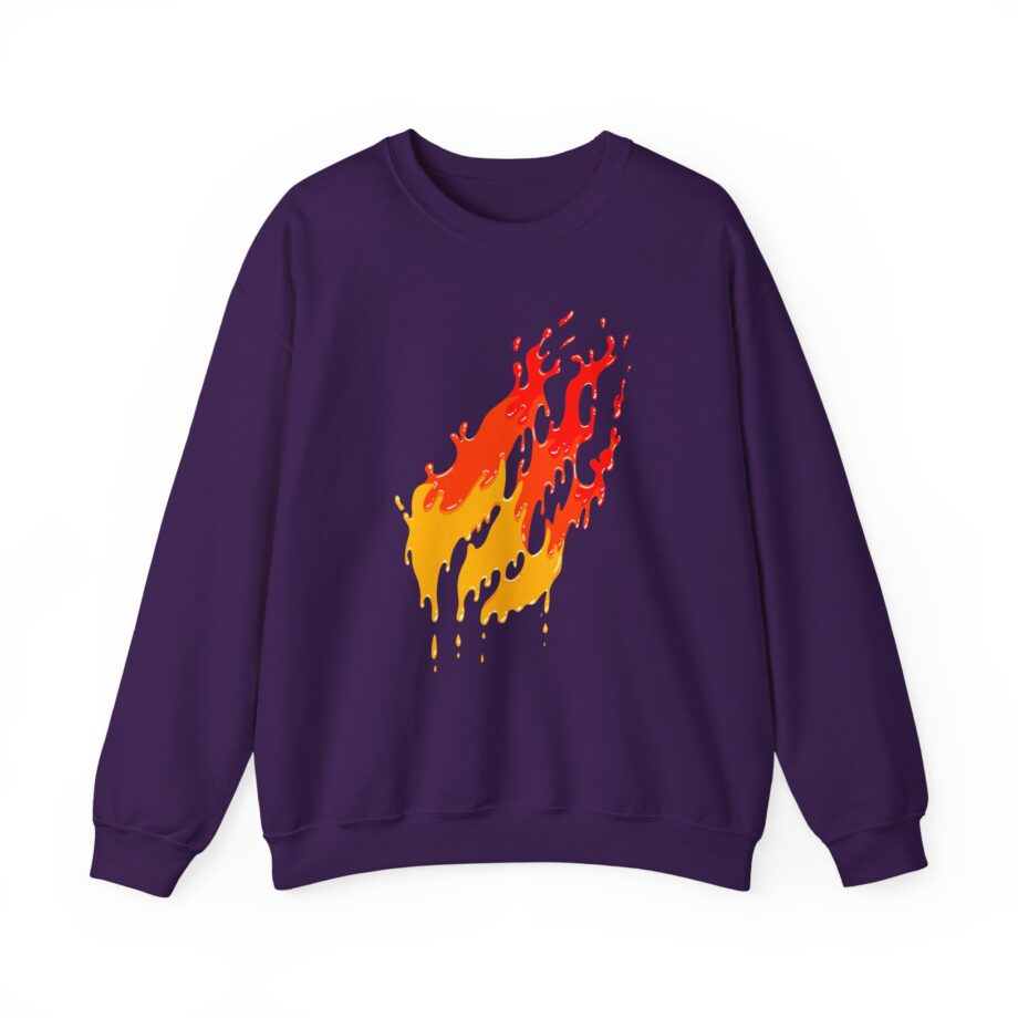 Preston Fire Drip Unisex Heavy Blend™ Crewneck Sweatshirt