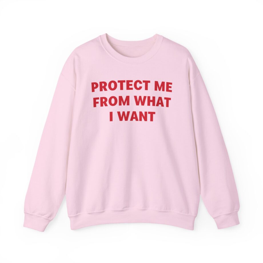 Jenny Holzer Protect Me From What I Want Unisex Heavy Blend™ Crewneck Sweatshirt