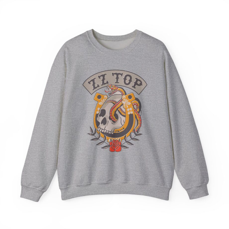 Zz Top Skull Unisex Heavy Blend™ Crewneck Sweatshirt